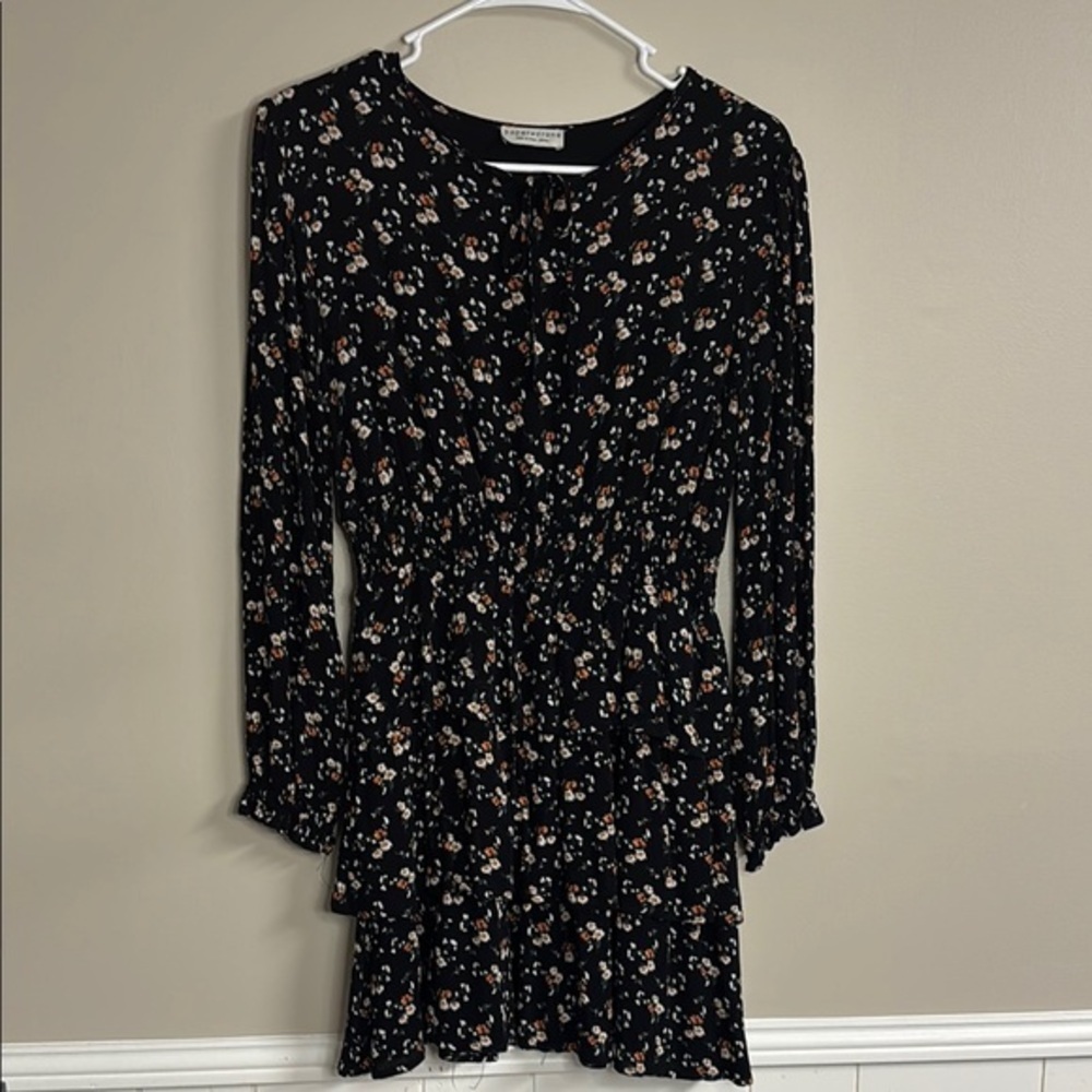 Women's Black Floral Dress